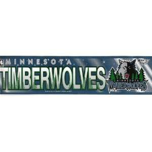  MINNESOTA TIMBERWOLVES NBA (TYPE 1) decal bumper sticker Automotive
