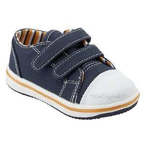    Wee Squeak AT6503NV Boys Solid Velcro Tennie Sneaker Baby