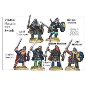    28mm Historicals   Vikings Huscarls With Swords Toys & Games