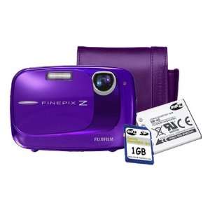  FujiFilm Purple Z35 Digital Camera With Genuine Fujifilm 