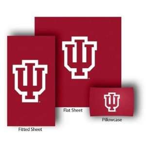   Hoosiers Fitted/Flat Bed Sheet and Pillow Case Set