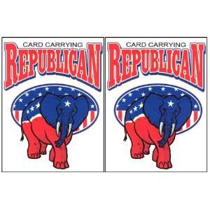   Republican Stickers. Sticks to Almost Anything 