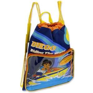  Go Diego Go Bags   Riding the Waves Drawstring Backpack 
