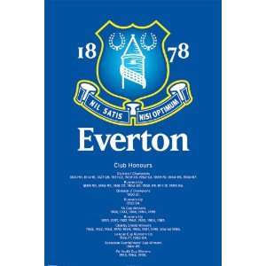  Football Posters Everton   Club Honours   91.5x61cm