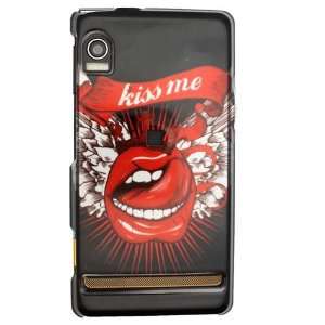  Cuffu KISS ME Motorola Droid A855 Case Cover + Screen 