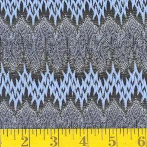   Flicker Light Blue/Black Fabric By The Yard: Arts, Crafts & Sewing