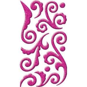 Jolees Boutique Bling, Pink Puffy Flourish Dimensional 