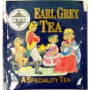 Mlesna Brand Earl Grey Black Tea Gourmet Individually Wrapped Tea Bags 