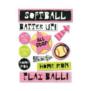   Softball Glitter Girl SS 412; 3 Items/Order  Home