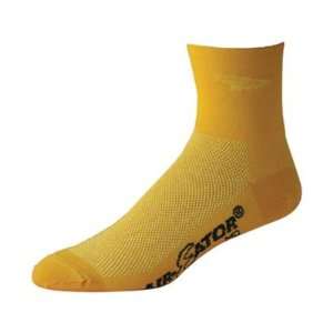 DeFeet AirEator Yellow Jersey Cycling/Running Socks  