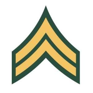  U.S. Army corporal rank insignia sticker vinyl decal 3 x 