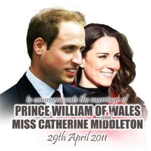  Prince William Kate Royal Wedding Magnet: Home & Kitchen