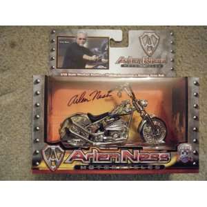  Arlen Ness Motorcycle Silver with dice 