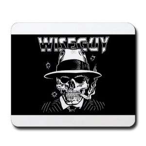  Mousepad (Mouse Pad) Wiseguy Skeleton Smoking Cigar with 