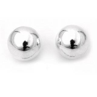 Sterling Silver Ball Stud Earrings   Size 4mm (Nickel Free)