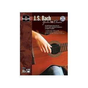  Basix® Guitar TAB Classics J.S. Bach   Bk+CD Musical 