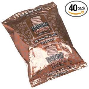 Boyers Coffee Mountain Roast Decaf #1, 1.6 Ounce Bags (Pack of 40 
