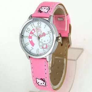  Perfect Pink Hellokitty Students Girl Children Wrist Watch 