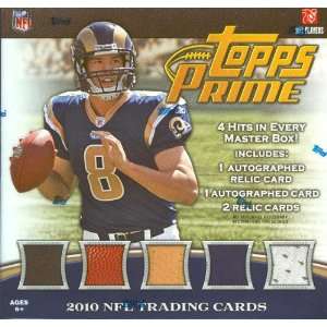   Topps Prime NFL Football Sports Trading Cards Box: Sports & Outdoors