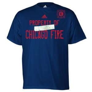  Chicago Fire adidas Red MLS Property of Chicago Fire Tri 