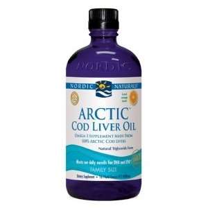   Naturals   Arctic Cod Liver Oil Orange 16 oz: Health & Personal Care