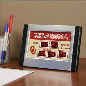  Oklahoma Sooners Alarm Clock Scoreboard