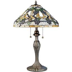  Grapes Antique Brown Tiffany Table Lamp: Home Improvement