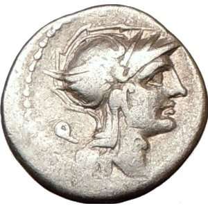  Roman Republic D. Silanus Victory 91BC Rare Ancient Silver 