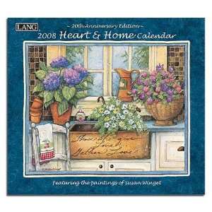   Heart & Home by Susan Winget 2008 Lang Wall Calendar: Office Products