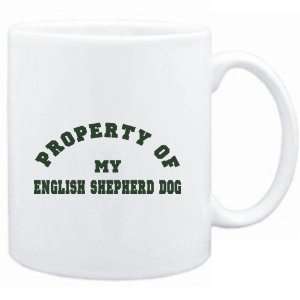   White  PROPERTY OF MY English Shepherd Dog  Dogs: Sports & Outdoors