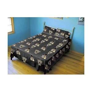 College Covers WFUSS Wake Forest Printed Sheet Set in Solid Size Full