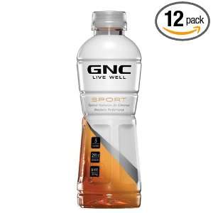 GNC Sport Active Energy Drink, Orange, 20 Ounce (Pack of 12)  