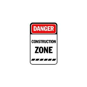  3x6 Vinyl Banner   Danger Construction Zone Everything 