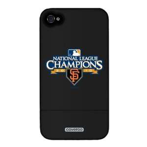 Coveroo Giants NL Champs on Coveroo Premium iPhone 4G Case   Fits AT&T 