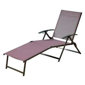  Mosaic Folding Sling Chaise Lounge: Patio, Lawn & Garden