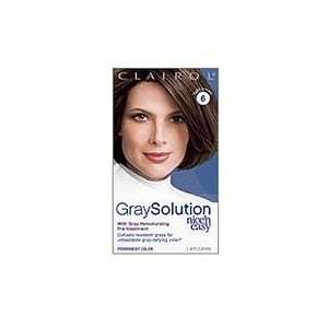  Clairol Nice N Easy Gray Solution #6 Light Brown Kit 