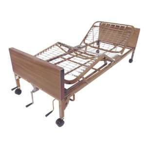   Multi Height Manual Bed with Full Lenth Side Rails and 80 Inch Foam
