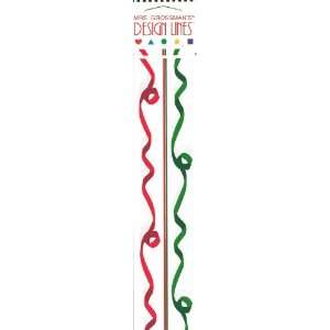  Christmas Ribbon Border Scrapbook Stickers: Arts, Crafts 