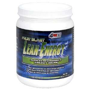 Fruit Blast Lean Energy, High Energy Performance Drink Powder, Lemon 