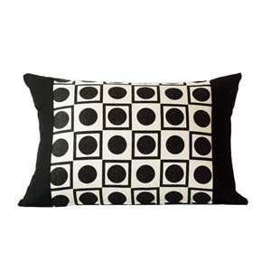  14 X 20 Modern Black & White Throw Pillow Cover