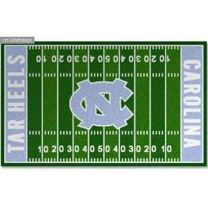   North Carolina Tar Heels 3 ft. x 5 ft. Football Field Area Rug: Sports