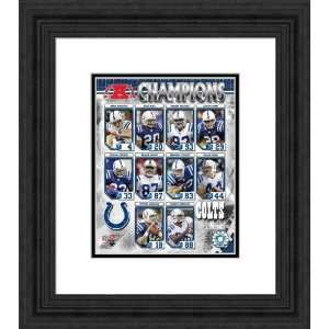  Framed 2006 AFC Champs Indianapolis Colts Photograph 