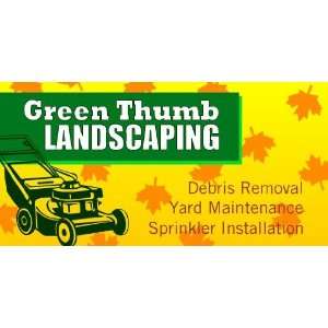  3x6 Vinyl Banner   Landscaping Service 