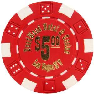  11.5 Gram Deadwood Hotel & Casino Poker Chips Sports 
