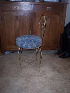 Iron Brass Plated Vanity Chair/Ice Cream Chair  