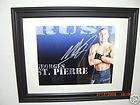 george rush st pierre signed  