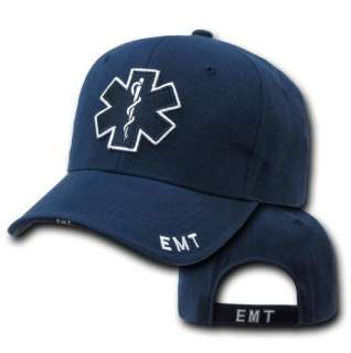 Emergency Medical Technician EMT Cross EMS Paramedic Baseball Cap Hat 