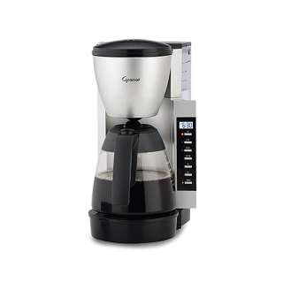 overview the capresso cm 200 programmable coffee maker brews 10