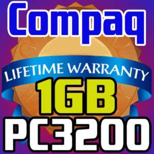 1GB 3200 Compaq Presario SR1403WM SR1511NX MEMORY RAM  