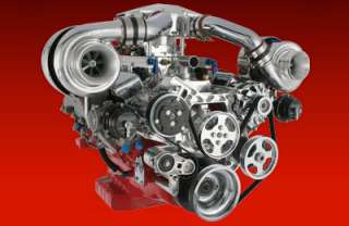 Gale Banks Sidewinder SBC Twin Turbo V8 Engine 1000+ HP  